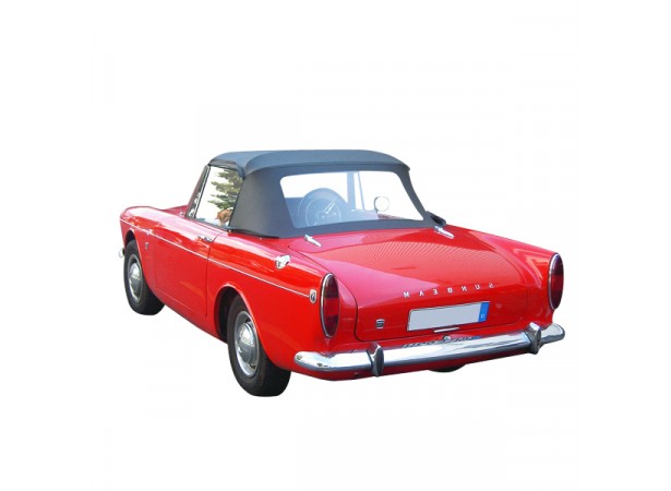 Capote auto Sunbeam Alpine série 5 cabriolet en Alpaga avec lunette arrière en PVC