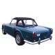 Triumph TR250 de capota descapotable en Alpaca con luneta trasera de PVC