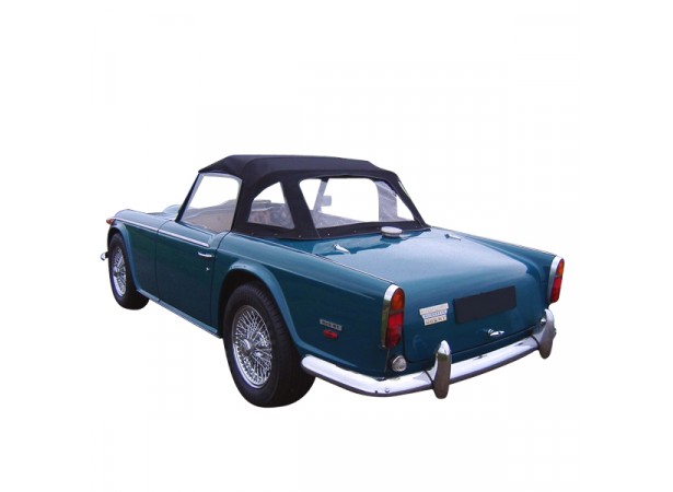 Verdeck Triumph TR250 Cabriolet in Alpaca mit PVC-Heckscheibe