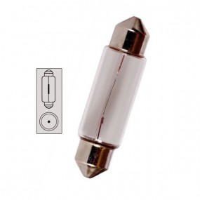 Gloeilamp (Parel) C10W 12V (T11X41) Fitting SV8.5 - Set van 2