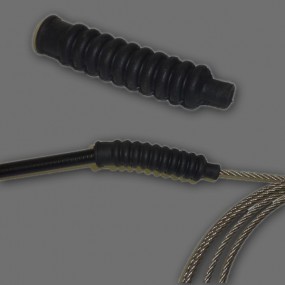Soufflet de protection pour gaine de câbles de frein à main diamètre 3 à 4mm  