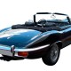 Couvre capote Jaguar Type E V12 cabriolet en Alpaga