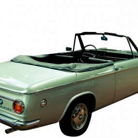 Couvre-capote en simili cuir noir Bmw 1602/2002 cabriolet (avant 1971)