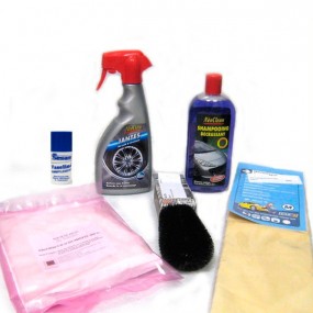 Convertible wintering kit before fitting the car protective cover