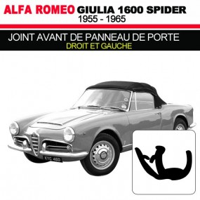 Joint avant de panneau de porte droit et gauche cabriolets Alfa Romeo Giulia Spider 1600