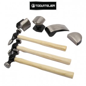 Caixa com 7 ferramentas para remoção de amassados na carroceria - ToolAtelier