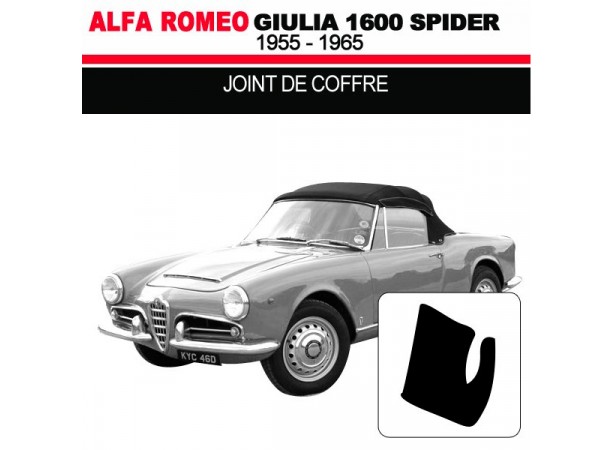Joint de coffre cabriolets Alfa Romeo Giulia Spider 1600