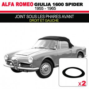 Joint sous les phares avants (droit et gauche) cabriolets Alfa Romeo Giulia Spider 1600