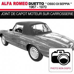Joint de capot moteur sur carrosserie pour cabriolets Alfa Romeo Spider Duetto