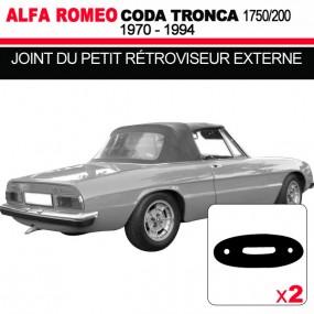 Joint du petit rétroviseur externe pour cabriolets Alfa Romeo Série II Coda Tronca