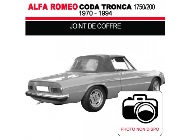 Joint de coffre pour cabriolets Alfa Romeo Série II Coda Tronca