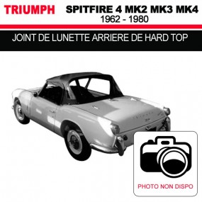 Vedante (selo) da janela traseira rígida para cabrio Triumph Spitfire