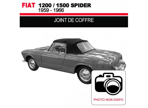 Joint de coffre pour les cabriolets Fiat 1200/1500