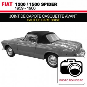 Joint de capote casquette avant pour les cabriolets Fiat 1200/1500
