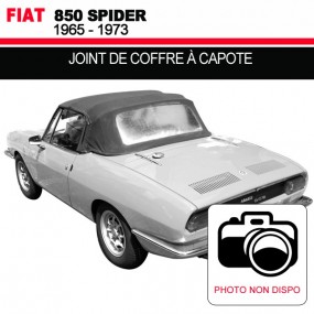 Joint de coffre à capote pour les cabriolets Fiat 850 Spider