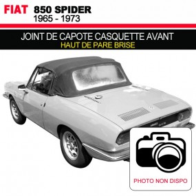 Hood gasket front cap for Fiat 850 Spider convertibles