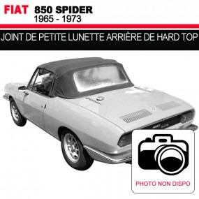Joint de petite lunette arrière de hard top pour les cabriolets Fiat 850 Spider