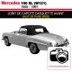 Joint de coffre pour les cabriolets Mercedes 190 SL
