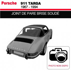 Joint de pare-brise soudé pour les cabriolets Porsche 911 Targa