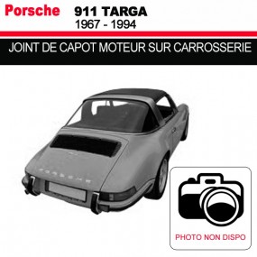 Joint de capot moteur sur carrosserie pour les cabriolets Porsche 911 Targa