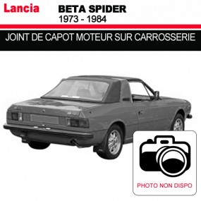 Engine hood seal on bodywork for Lancia Beta Spider convertibles