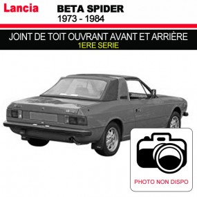 Vedação da capota macia solar dianteiro e traseiro 1ª série para conversíveis Lancia Beta Spider