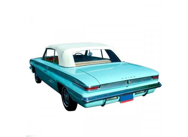Buick Special convertible auto soft tops in vinyl on cotton canvas with PVC rear window
