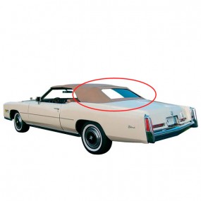 Ventana trasera de capota del cabriolet Cadillac Eldorado