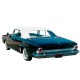 Soft top Chrysler Newport convertible in vinyl with rear window in PVC