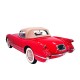 Softtop Corvette C1 Cabriolet in Alpaca mit PVC-Heckscheibe