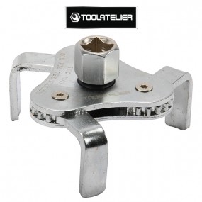 3-claw oil filter wrench, self-adjusting tripods (63-101 mm) - ToolAtelier®