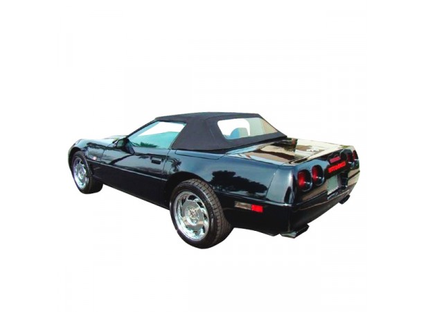 Capote auto Corvette C4 cabriolet en Alpaga Stayfast avec lunette arrière en verre Capote auto Corvette C4 cabriolet en Alpaga Stayfast avec lunette arrière en verre