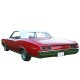 Capote auto Pontiac LeMans cabriolet en vinyle avec lunette arriere en PVC