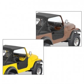 Kit de demi-porte 4x4 Jeep CJ7 en vinyle