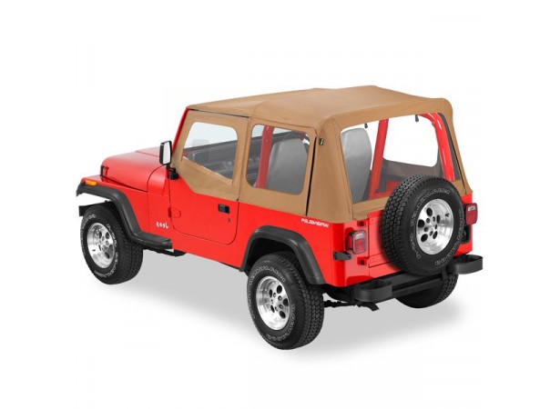 Capote avec demi-portes, sans arceau 4x4 Jeep Wrangler YJ (1988/1995) en vinyle