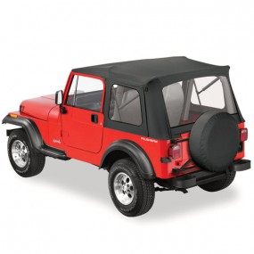 Capote sans portes, avec arceaux 4x4 Jeep Wrangler YJ en vinyle