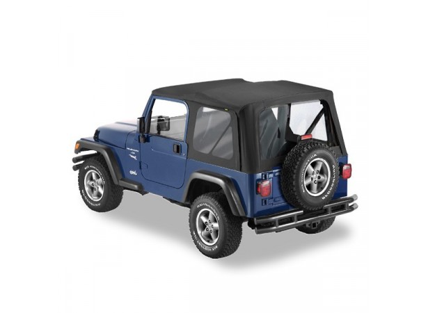 Soft top original without door, without roll bar 4x4 Jeep Wrangler TJ (1997/ 2002) in vinyl