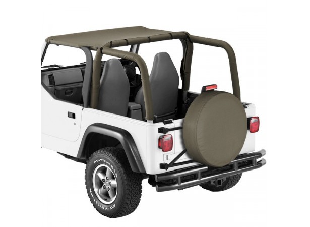 Bikini avant 4x4 Jeep Wrangler TJ (2003/2006) en vinyle