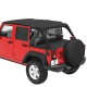 Bikini in vinile anteriore 4x4 Jeep Wrangler JK 4 porte (2010+).