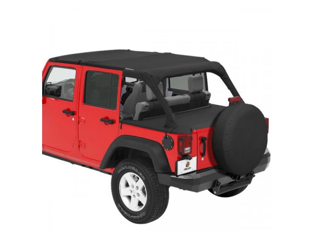 Bikini in vinile anteriore 4x4 Jeep Wrangler JK 4 porte (2010+).