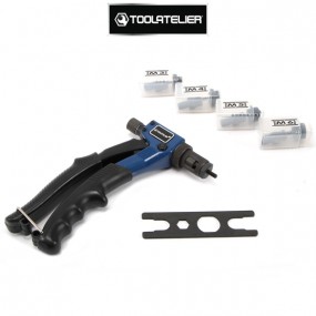 Alicate, rebitador manual para pastilhas (rosca 3-4-5-6mm) - ToolAtelier®