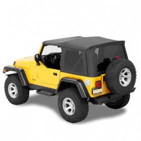 Capote sans portes, avec arceaux 4x4 Jeep Wrangler TJ en vinyle