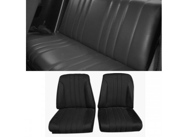Coiffes sièges avants et banquette arrière Peugeot 304 - avec appuie-tête