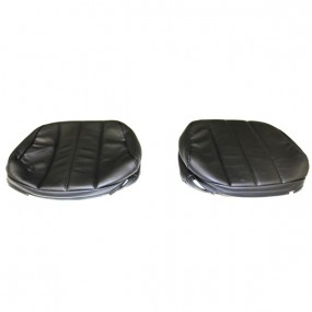 Headrests for peugeot 204 and 304 coupe convertible black leatherette