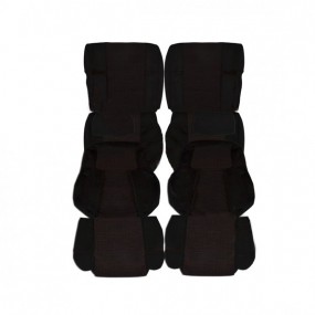 Front seat and rear seat upholstery in Biarritz 205 CTI fabric