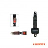 Ceinture de sécurité SECURON Noire 2 points avec enrouleur