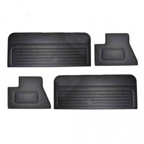 Door panels for Golf 1 convertible in black standard quality (4 pieces)