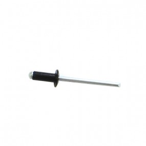 Rebite cabeça de aço preto 4 x 10