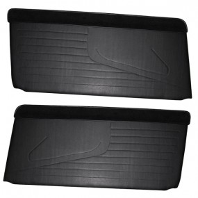 2 Peugeot 304 coupe and convertible door panels in black leatherette