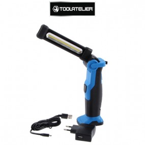 270 ° slim rechargeable LED lighting and inspection lamp - 500 lumens - ToolAtelier®